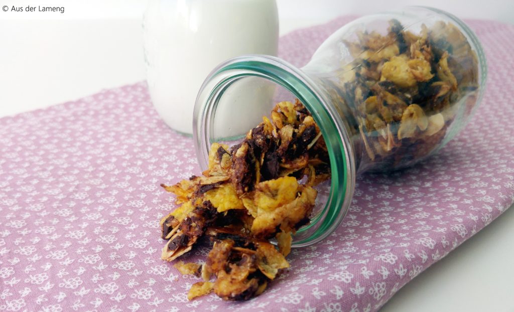 Schoko-Cornflakes-Müsli – Aus der Lameng